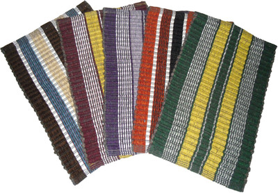 

Ritika Carpets Cotton Door Mat(Multicolor, Medium)