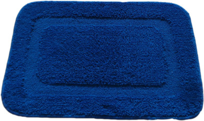 

Krishna Carpets Cotton Bathroom Mat(Dark Blue, Medium)