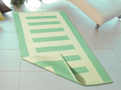 

Saral Home Cotton Door Mat(Green
