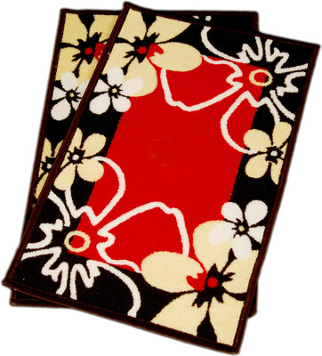 

Ritika Carpets Polyester Door Mat(Multicolor, Medium)
