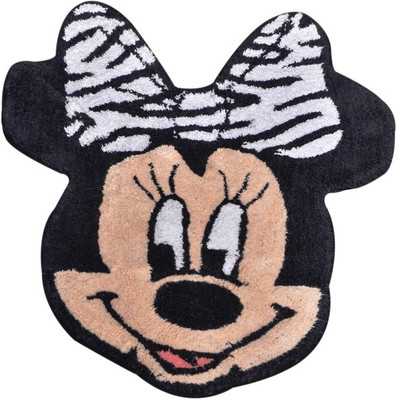 

Avira Home Cotton Baby Bath Mat(BLACK & WHITE
