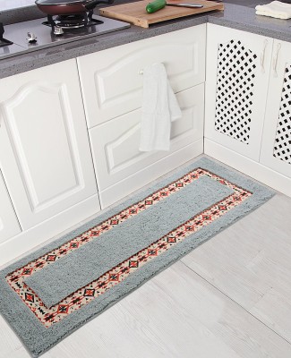 Saral Home Grey Cotton Runner(1 ft,  X 5 ft, Rectangle)
