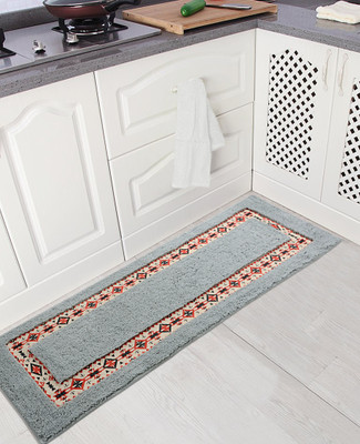 

Saral Home Cotton Door Mat(Grey