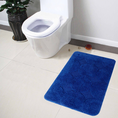 

Lushomes Cotton Bath Mat Cotton (Dark Blue