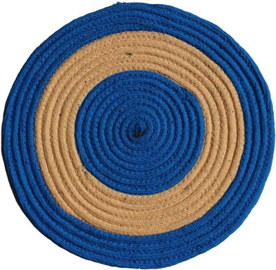 

MY HOUSE Polyester Door Mat(Blue