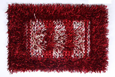 

MY HOUSE Polyester Door Mat(Maroon