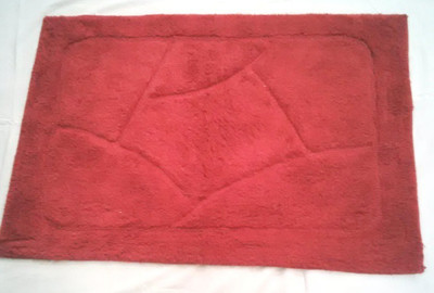 

Little Home Cotton Door Mat(Red