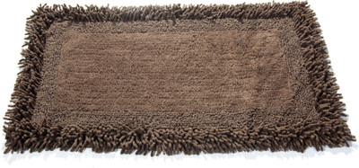 

Homefurry Cotton Bath Mat Bath Mat(Brown