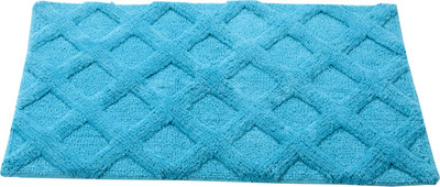 

Homefurry Cotton Bath Mat Riggy Waffle(Blue