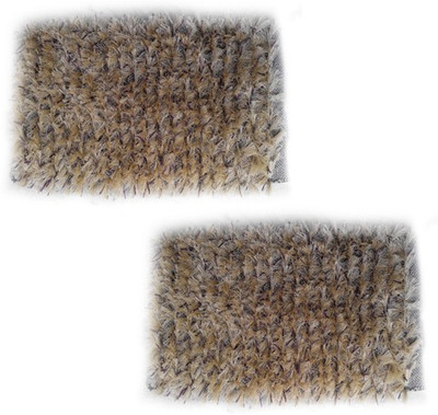 60% OFF on Firangi Cotton, Polyester Floor Mat Firangi Set of 2 Decorative TRD Fur Door Mat(Brown, Free) 60% OFF on Firangi Cotton, Polyester Floor Mat Firangi Set of 2 Decorative TRD Fur Door Mat(Brown, Free)