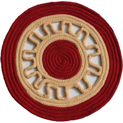 

MY HOUSE Polyester Door Mat(Red