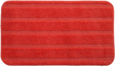 

Saral Home Microfiber Bath Mat Super Soft Micro Polyester Bathmat(Orange