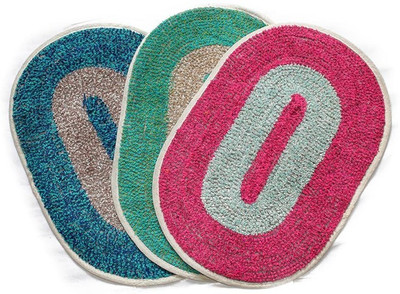 

JT International Cotton Bathroom Mat(Multicolor