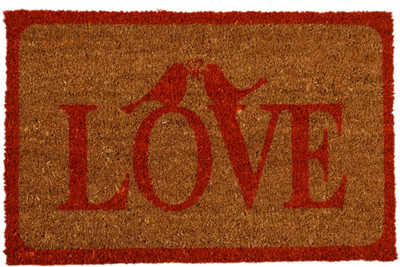 

Saral Home Coir Door Mat(Red