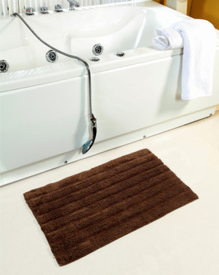 

Homefurry Cotton Bath Mat Bath Mat(Brown