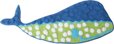 

Saral Home Cotton Door Mat(Blue