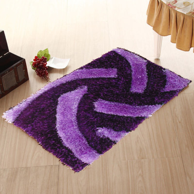 PRESTO Polyester Door Mat(Purple, Medium)