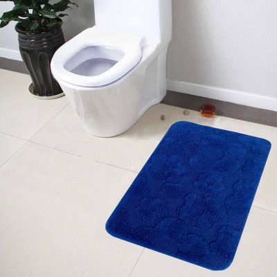 

Lushomes Cotton Bath Mat Cotton (Dark Blue