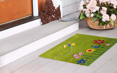 

JP2 INDUS Wool Door Mat(Green