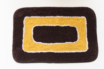 

MY HOUSE Cotton Bathroom Mat(Brown