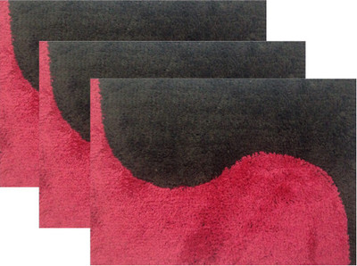 

Decor World Cotton Door Mat(Black