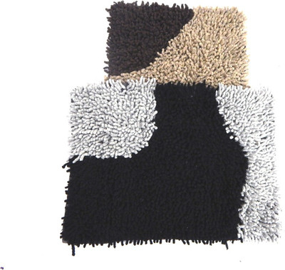 

Peponi Polyester Door Mat Polly Cotton Mat(Multicolor, Small)