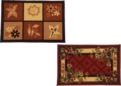 

El Sandalo Nylon Door Mat(Multicolor