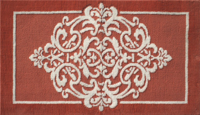 

Riva Carpets Microfiber Bath Mat Interlace Floral(Pink