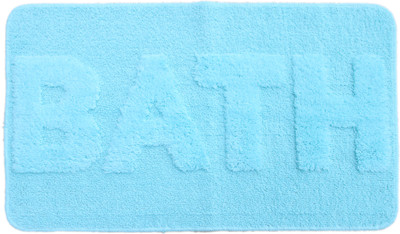 

Saral Home Cotton Bathroom Mat(Light Blue, Medium)