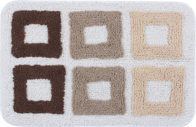 

Saral Home Cotton Bathroom Mat(Beige, Medium)