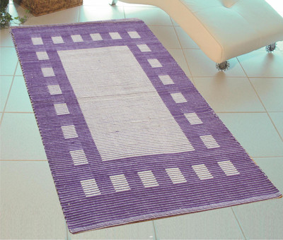

Saral Home Cotton Door Mat(Purple