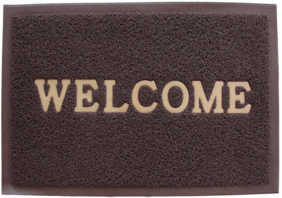 

Kalash PVC Door Mat(Brown