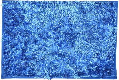 

Abhomedecor Polyester Door Mat(Blue