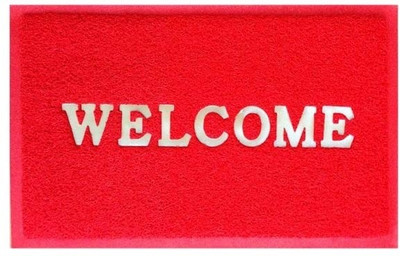 

Kalash PVC Door Mat(Red
