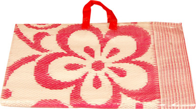 

Ritika Carpets Plastic Chatai Mat(Pink, Medium)