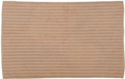 

Avira Home Cotton Bath Mat Stripes Terry Bath Mat(Beige
