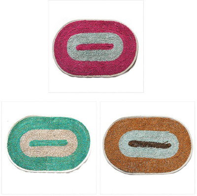 

Attractive Homes Cotton Door Mat(Multicolor, Medium)