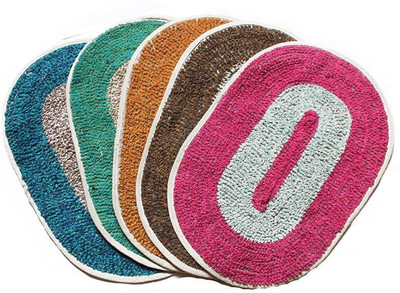 

JT International Cotton Bathroom Mat(Multicolor