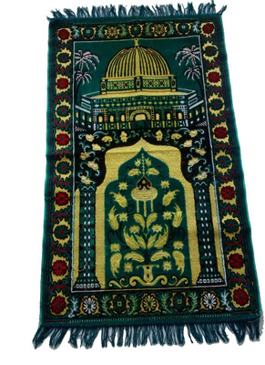Fiable Polyester Prayer Mat(Blue, Large)