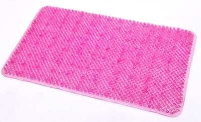 61% OFF on Arow PVC Bath Mat Pvc Bathmat(Pink, Medium)