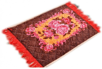 

JT International Cotton Bathroom Mat(Multicolor