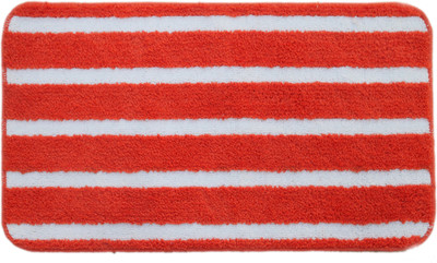 

Saral Home Microfiber Bath Mat Super Soft Micro Polyester Bathmat(Orange