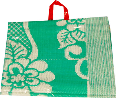 

Ritika Carpet Plastic Chatai Mat(Green, Large)