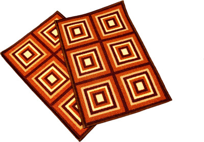 

Ritika Carpets Nylon Door Mat(Multicolor, Medium)