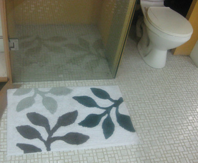 

Krishna Carpets Cotton Bath Mat Leaf(Multicolor