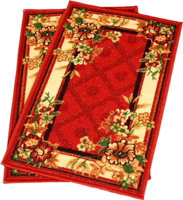 

Ritika Carpets Polyester Door Mat(Multicolor, Medium)