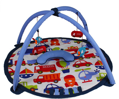 

Bacati Cotton Baby Play Mat(Blue