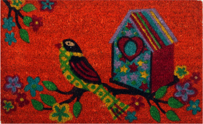 

Saral Home Coir Door Mat(Orange