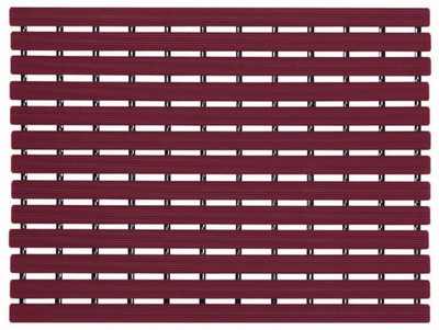 

Naxan PVC Bath Mat PVC Ribbed Shower mat(Maroon