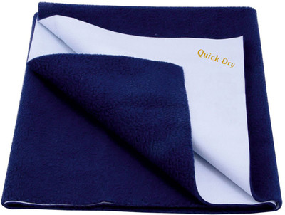 

Quick Dry Cotton Baby Bed Protecting Mat(Navy Blue